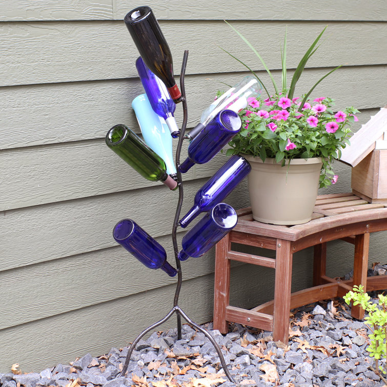 Williston Alessandria Wine Bottle Tree Garden Stake Wayfair Canada